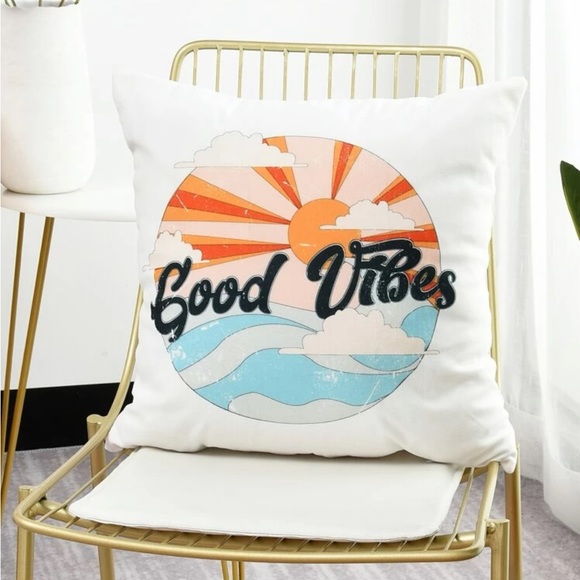 Good Vibes pillow cover - Picture 2 of 6